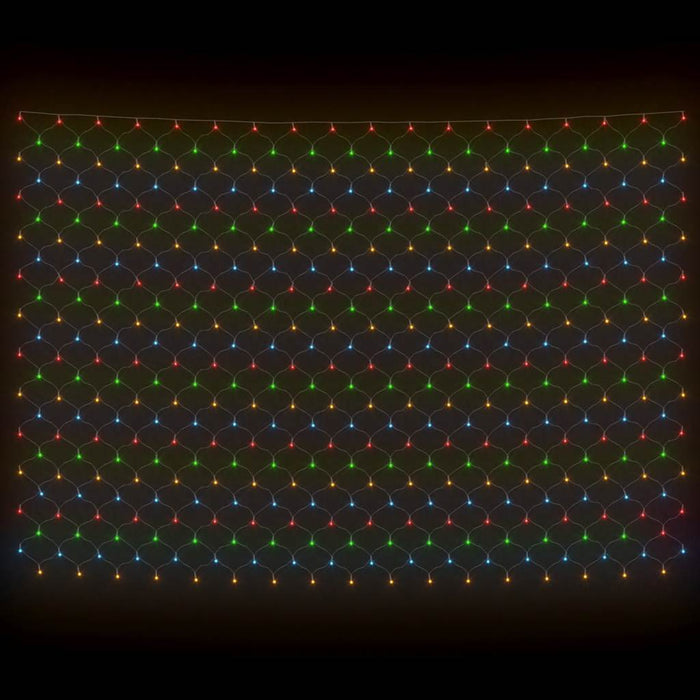 Plasă lumini Crăciun colorată 3x3 m 306 LED interior/exterior - WALTI WALTI