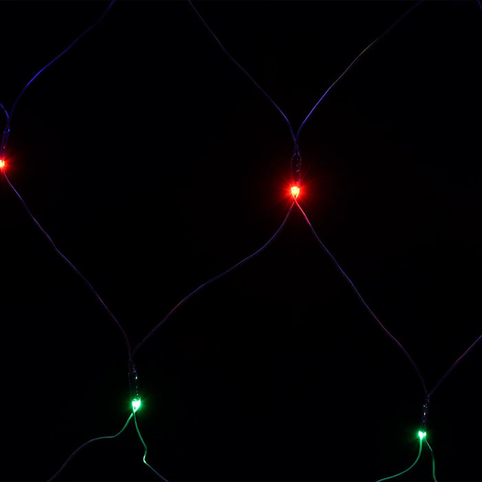 Plasă lumini Crăciun colorată 3x3 m 306 LED interior/exterior - WALTI WALTI