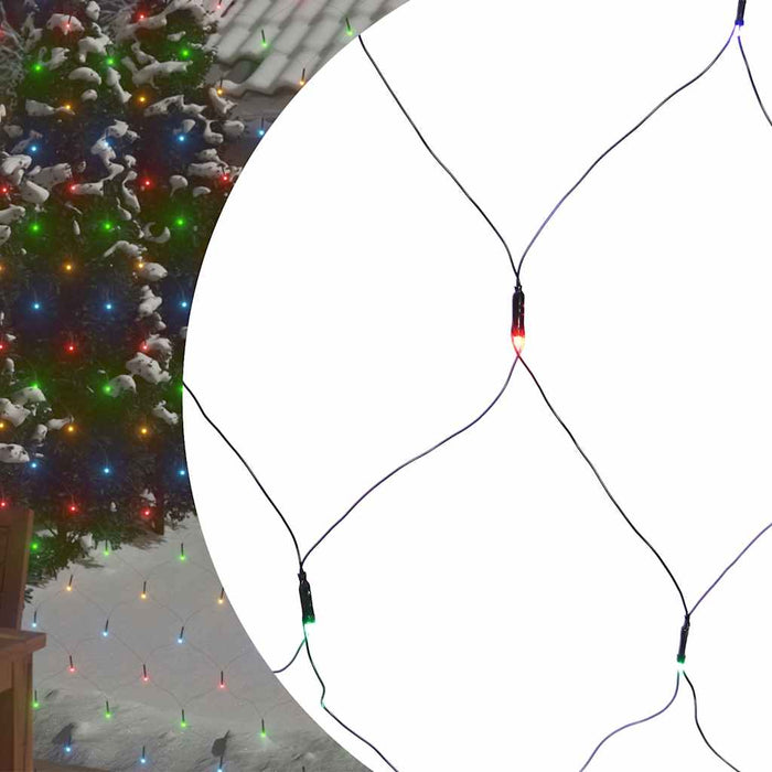 Plasă lumini Crăciun multicolor 4x4 m 544 LED interior/exterior - WALTI WALTI