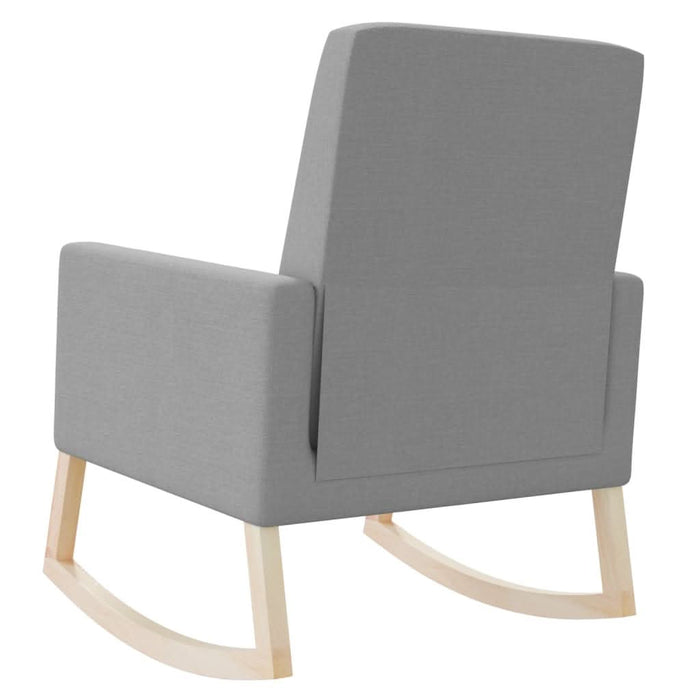 Scaun balansoar, gri deschis, material textil - WALTI WALTI