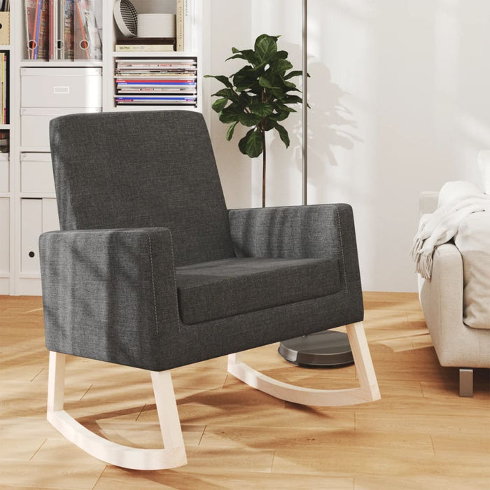 Scaun balansoar, gri închis, material textil - WALTI WALTI