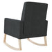 Scaun balansoar, negru, material textil - WALTI WALTI