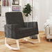 Scaun balansoar, negru, material textil - WALTI WALTI