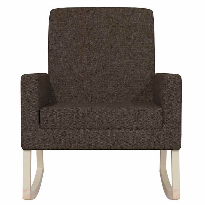 Scaun balansoar, maro închis, material textil WALTI