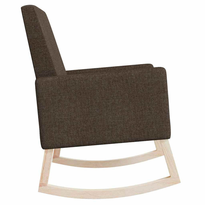 Scaun balansoar, maro închis, material textil WALTI