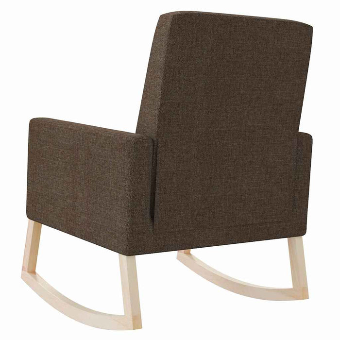 Scaun balansoar, maro închis, material textil WALTI