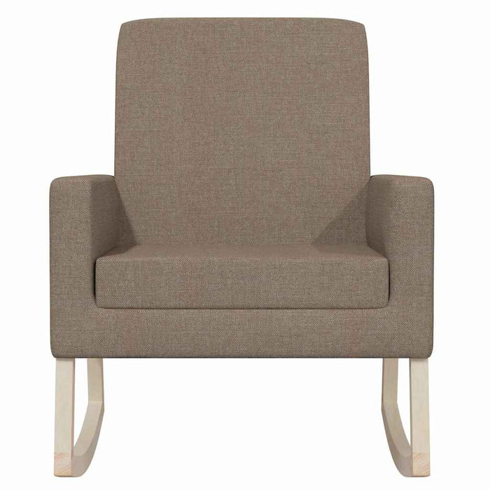 Scaun balansoar, gri taupe, material textil WALTI