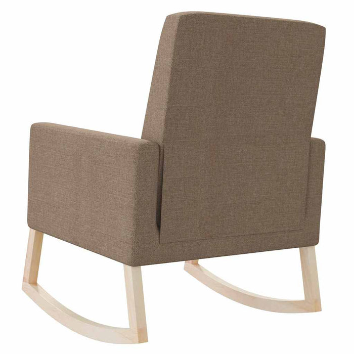 Scaun balansoar, gri taupe, material textil WALTI