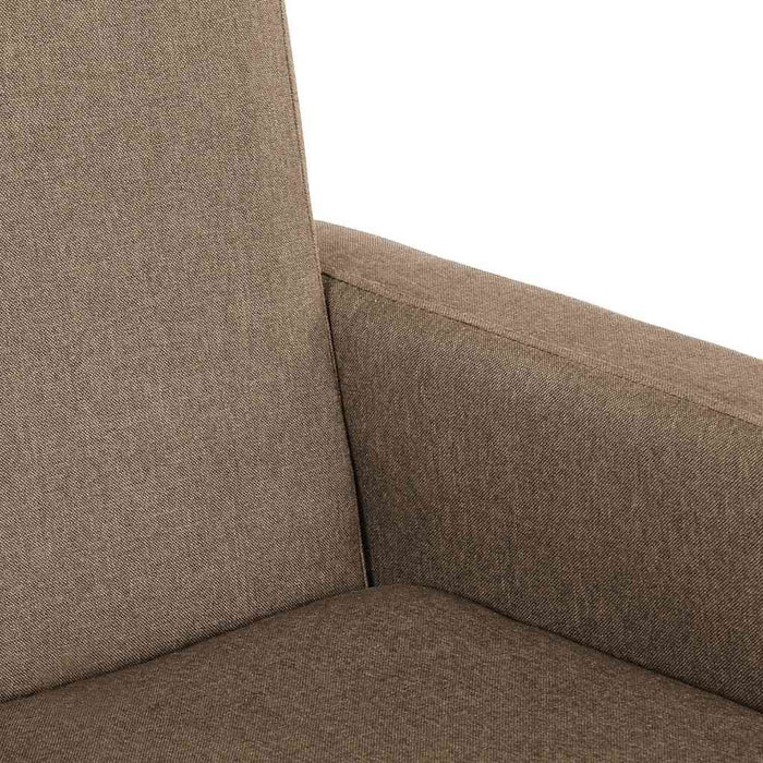 Scaun balansoar, gri taupe, material textil WALTI