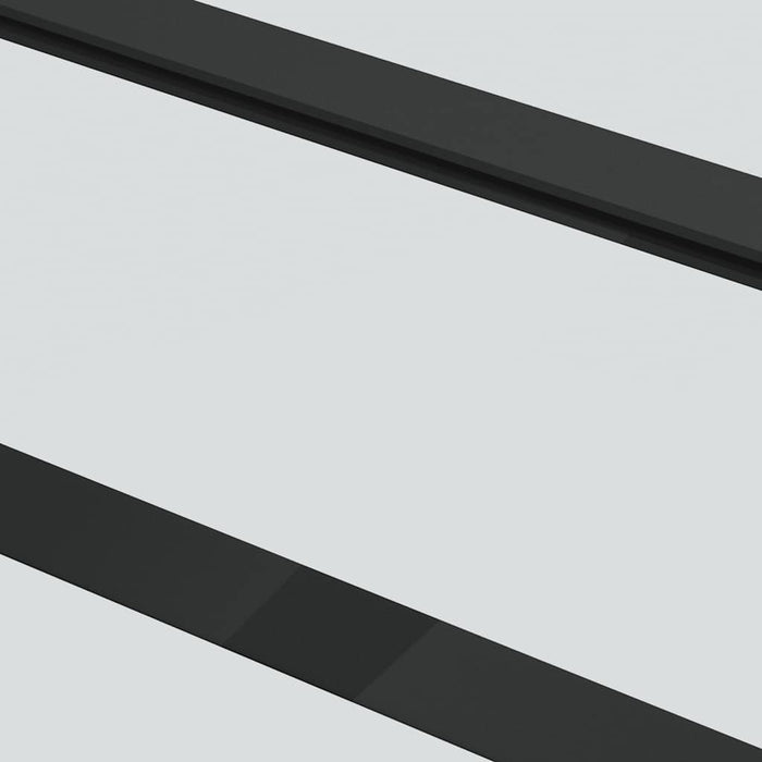 Ușă glisantă, negru, 90x205 cm, sticlă ESG și aluminiu - WALTI WALTI