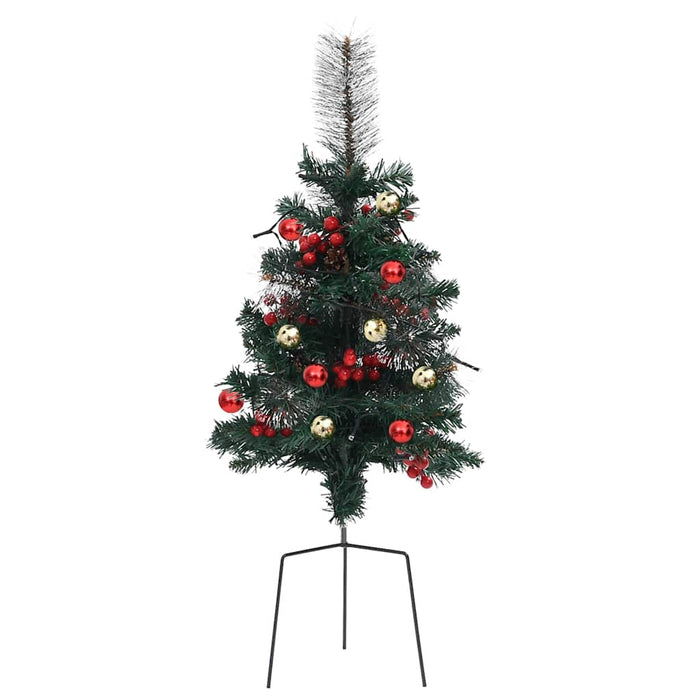 Brazi artificiali Crăciun pre-iluminați de alee 2 buc 76 cm PVC - WALTI WALTI