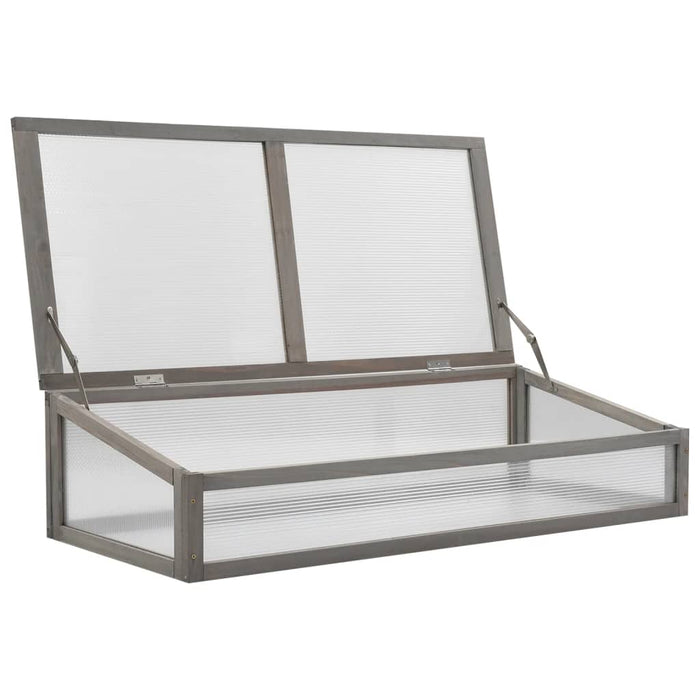 Strat înălțat cu seră, 110x54x120 cm, lemn masiv de brad - WALTI WALTI