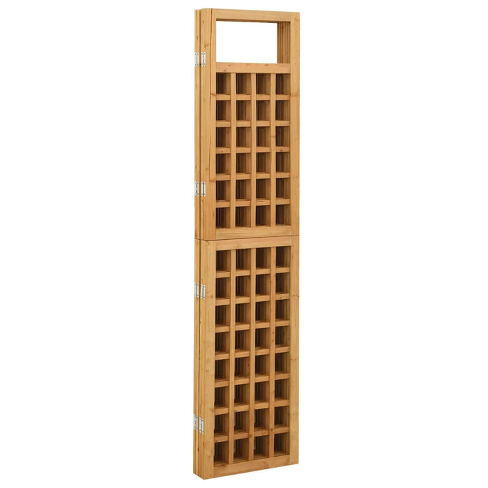 Separator cameră cu 4 panouri, 161x180 cm, nuiele lemn brad - WALTI WALTI