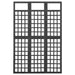 Separator cameră cu 3 panouri negru 121x180 cm nuiele lemn brad - WALTI WALTI