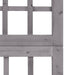 Separator cameră cu 4 panouri, gri, 161x180 cm nuiele lemn brad - WALTI WALTI
