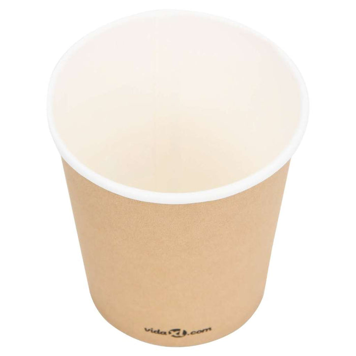 Pahare de cafea de hârtie, 1000 buc., maro, 200 ml WALTI
