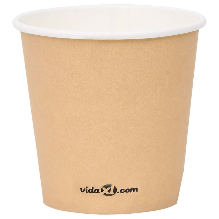 Pahare de cafea de hârtie, 1000 buc., maro, 120 ml WALTI