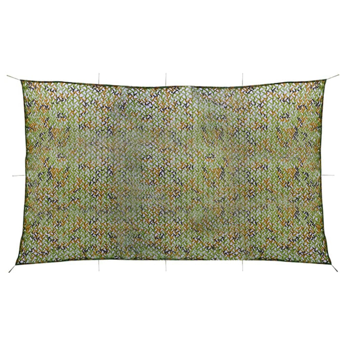 Plasă de camuflaj cu geantă de depozitare, verde, 2x6 m - WALTI WALTI