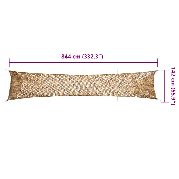 Plasă de camuflaj cu geantă de depozitare, bej, 1,5x8 m WALTI