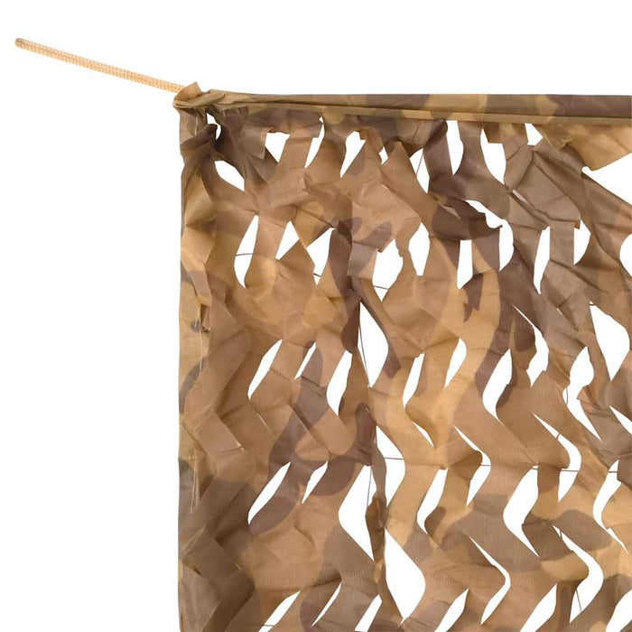 Plasă de camuflaj cu geantă de depozitare, bej, 5x6 m WALTI