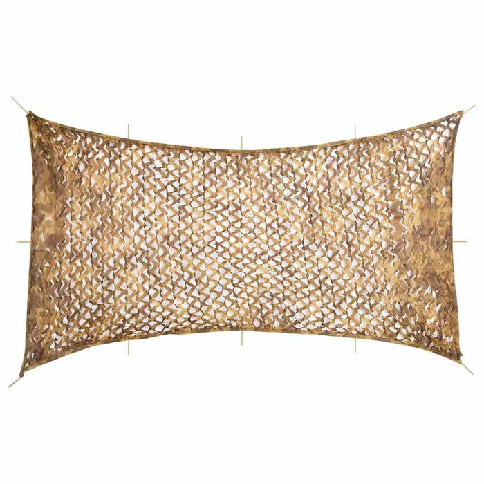 Plasă de camuflaj cu geantă de depozitare, bej, 5x8 m WALTI