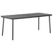 Set mobilier pentru grădină, 7 piese, gri închis, oțel - WALTI WALTI