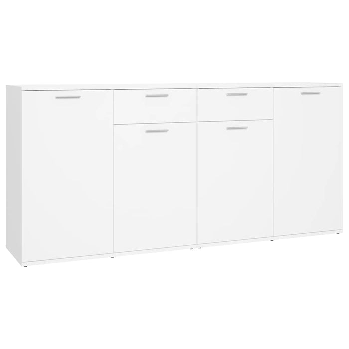 Servantă, alb, 160x36x75 cm, lemn prelucrat - WALTI WALTI