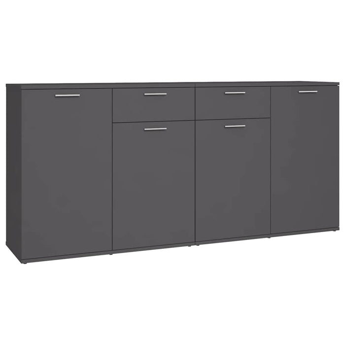 Servantă, gri, 160x36x75 cm, lemn prelucrat WALTI