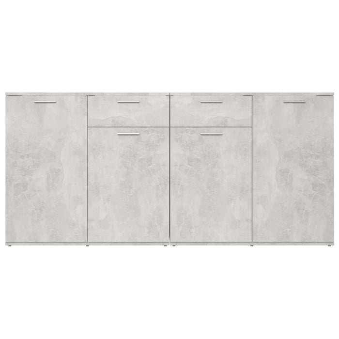Servantă, gri beton, 160x36x75 cm, lemn prelucrat - WALTI WALTI