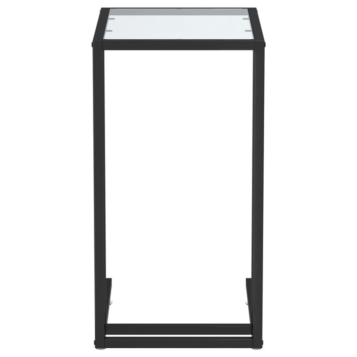 Masă laterală de calculator, transparent, 50x35x65 cm, sticlă - WALTI WALTI