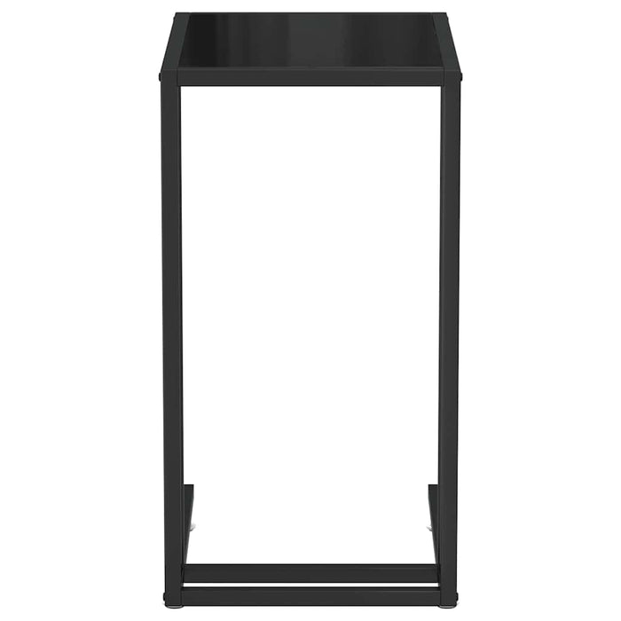 Masă laterală de calculator negru 50x35x65 cm sticlă securizată - WALTI WALTI