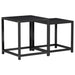 Mese de ceai, 2 buc., negru, MDF - WALTI WALTI