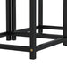 Mese de ceai, 2 buc., negru, MDF - WALTI WALTI