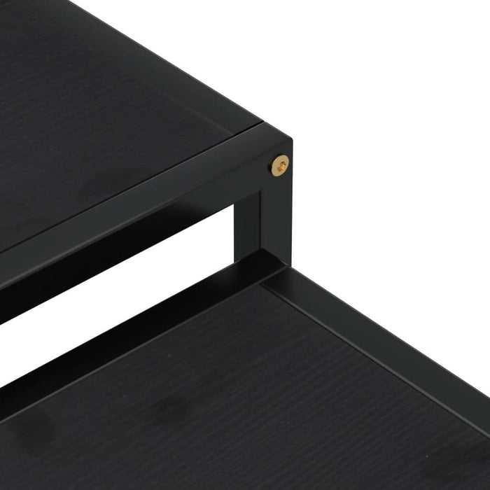 Mese de ceai, 2 buc., negru, MDF - WALTI WALTI