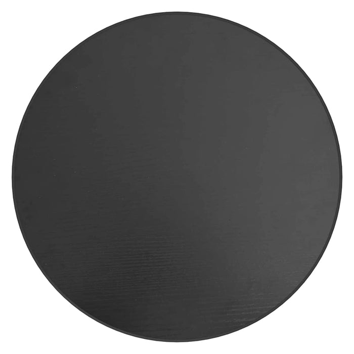 Masă de ceai, negru, Ø35 cm, MDF - WALTI WALTI