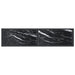 Masă consolă, negru marmură, 140x35x75,5 cm, sticlă securizată - WALTI WALTI