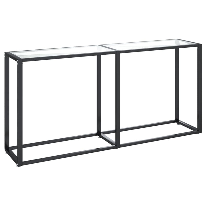 Masă consolă, transparent, 160x35x75,5 cm, sticlă securizată - WALTI WALTI