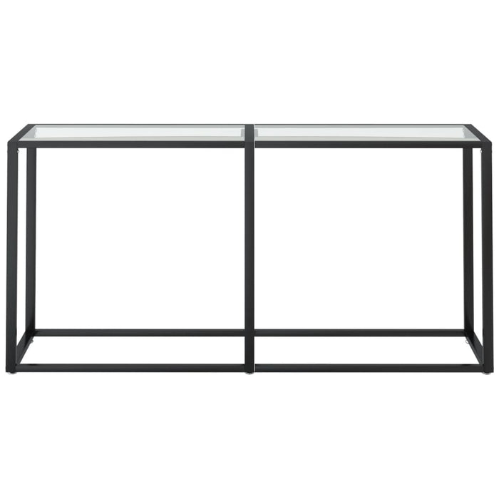 Masă consolă, transparent, 160x35x75,5 cm, sticlă securizată - WALTI WALTI