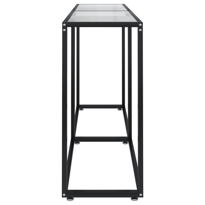 Masă consolă, transparent, 160x35x75,5 cm, sticlă securizată - WALTI WALTI
