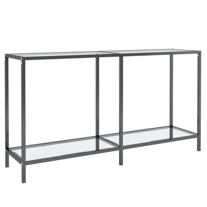 Masă consolă, transparent, 140x35x75,5 cm, sticlă securizată - WALTI WALTI