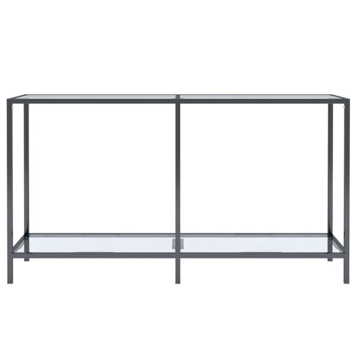 Masă consolă, transparent, 140x35x75,5 cm, sticlă securizată - WALTI WALTI