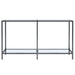 Masă consolă, transparent, 140x35x75,5 cm, sticlă securizată - WALTI WALTI