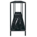 Masă consolă, negru, 140x35x75,5 cm, sticlă securizată - WALTI WALTI