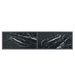 Masă consolă, negru, 140x35x75,5 cm, sticlă securizată - WALTI WALTI