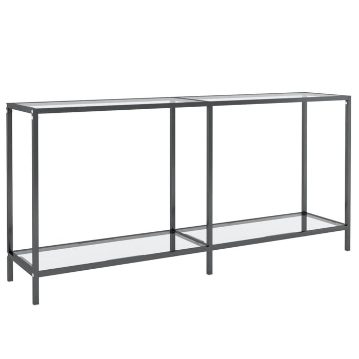 Masă consolă, transparent, 160x35x75,5 cm, sticlă securizată - WALTI WALTI