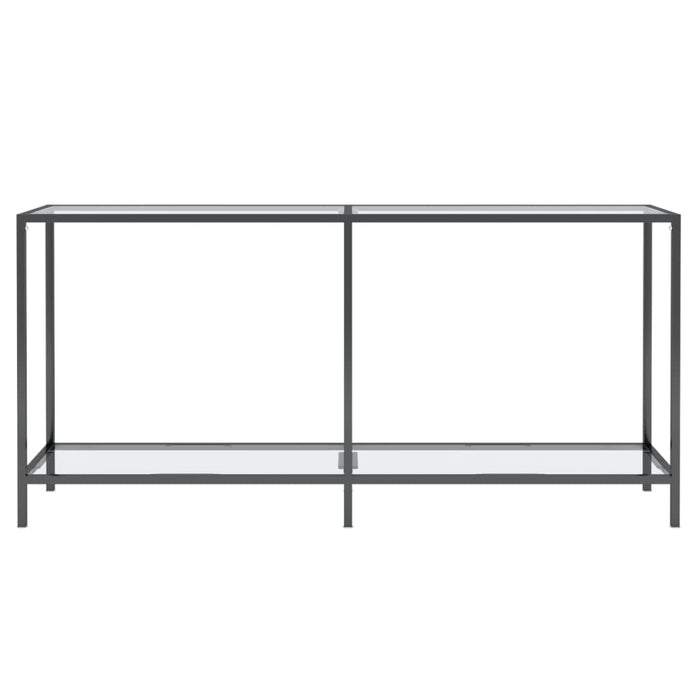 Masă consolă, transparent, 160x35x75,5 cm, sticlă securizată - WALTI WALTI