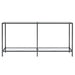 Masă consolă, transparent, 160x35x75,5 cm, sticlă securizată - WALTI WALTI