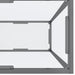 Masă consolă, transparent, 160x35x75,5 cm, sticlă securizată - WALTI WALTI