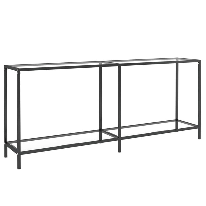 Masă consolă, transparent, 180x35x75,5 cm, sticlă securizată - WALTI WALTI