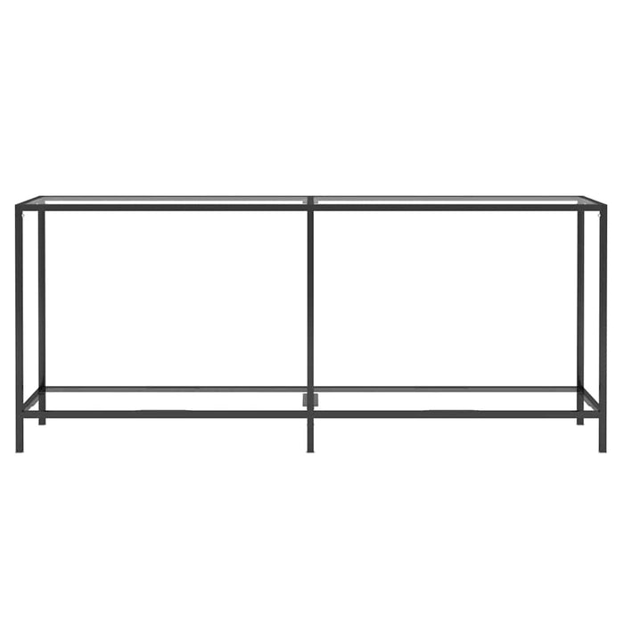 Masă consolă, transparent, 180x35x75,5 cm, sticlă securizată - WALTI WALTI